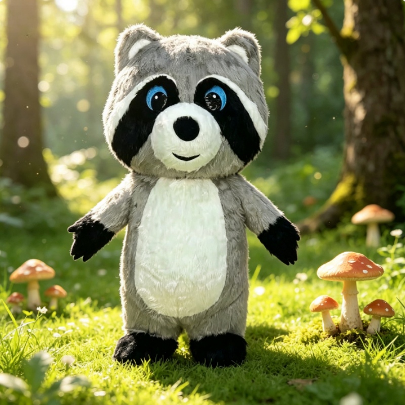Dolls - Disfraz de Mascota de Mapache Inflable