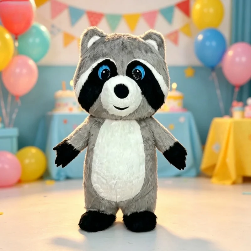 Dolls - Disfraz de Mascota de Mapache Inflable