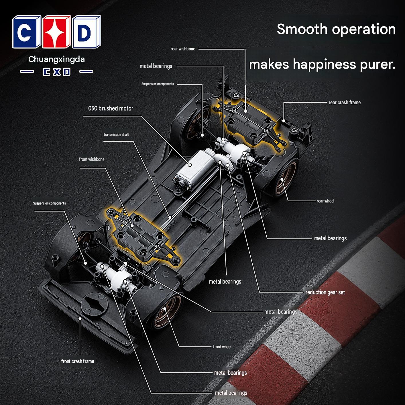 CXD2401 Coche de Derrape RC 1/ - Rc Drift Car 1 24 Scale 4Wd reseña y precio