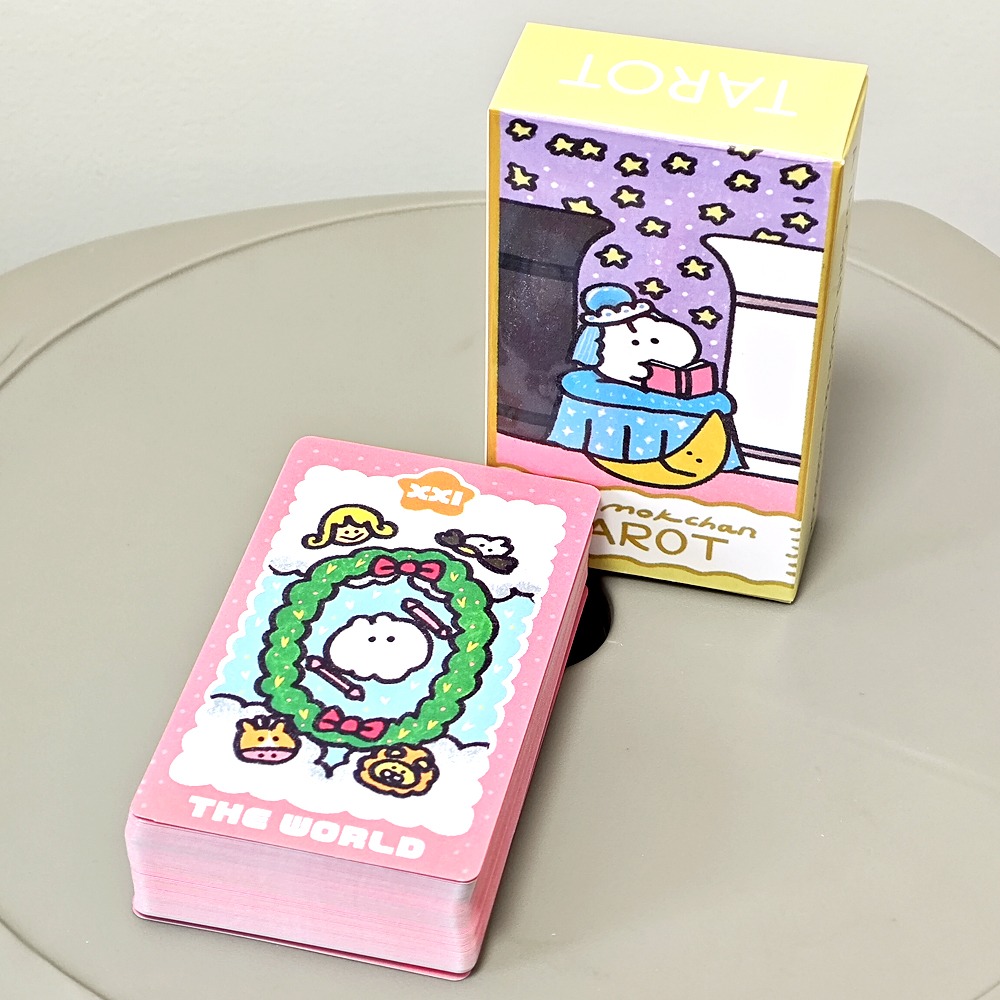 Tarot Mokmok Chan de 10,3x6cm, - Tarot Cards Deck With Guidebook reseña y precio