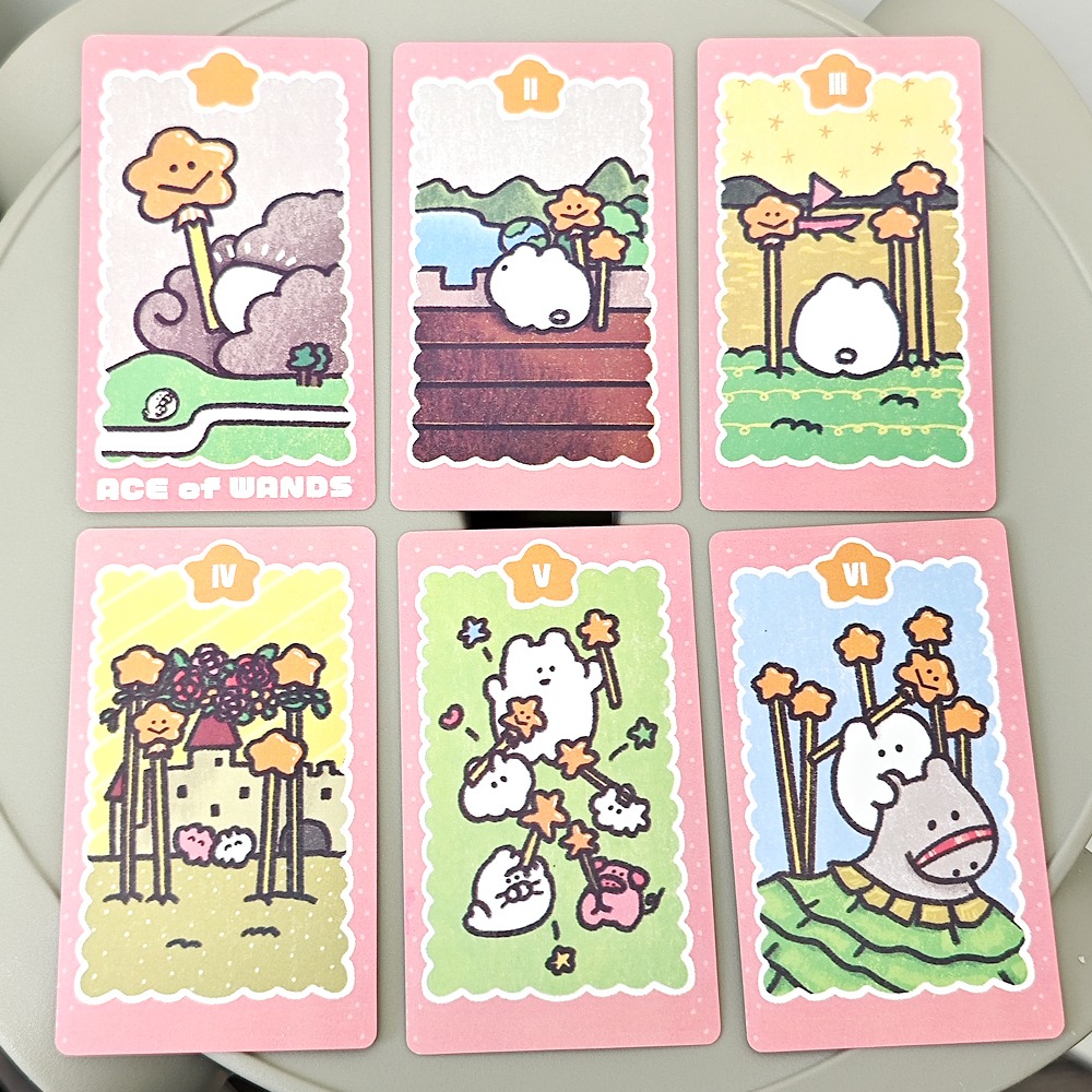 Tarot Mokmok Chan de 10,3x6cm, - Tarot Cards Deck With Guidebook reseña y precio