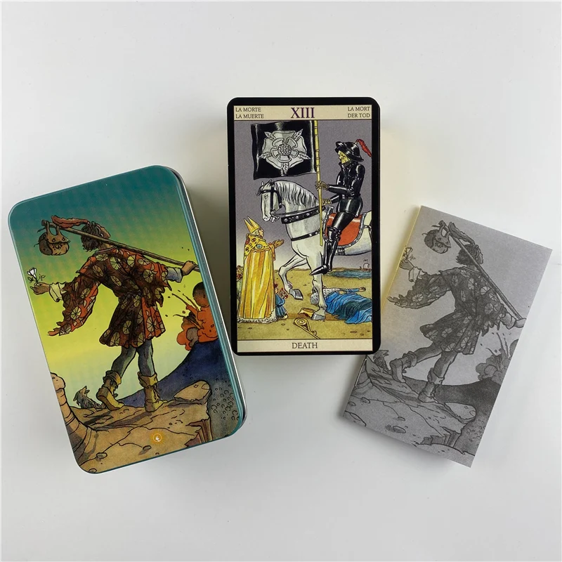 Caja Metálica Edición Dorada,  - Tarot Cards Deck With Guidebook reseña y precio