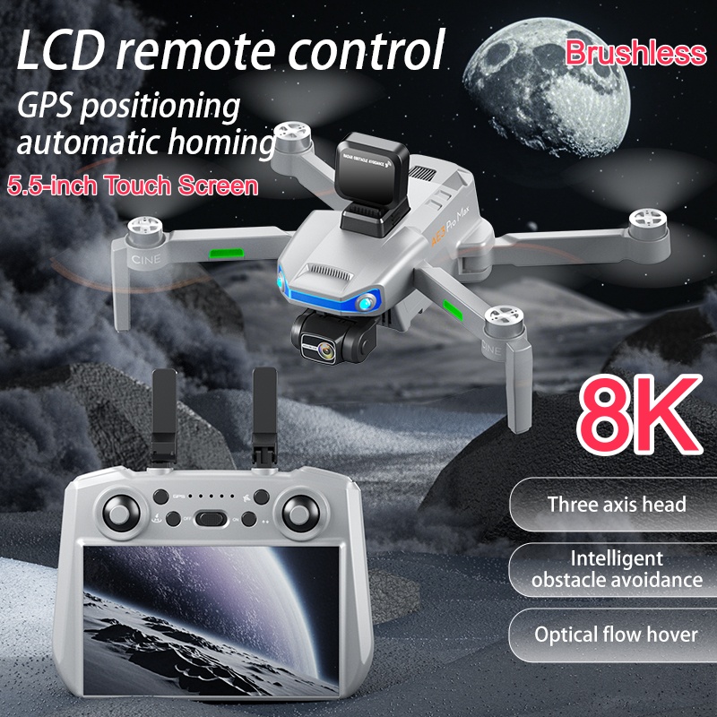 Dron RC FPV con Pantalla Tácti - Fpv Brushless Rc Drone 4K reseña y precio